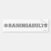 #Raisingadults Autoaufkleber (Vorne)