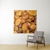 Raisins close up photo texture background. wandteppich (Beispiel (Horizontal))
