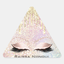 Raissa Crown 16. 15. Bridal Holographic3 Dreieckiger Aufkleber