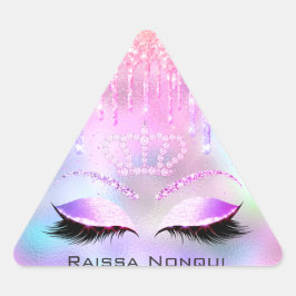 Raissa Crown 16. 15. Bridal Holographic7 Dreieckiger Aufkleber