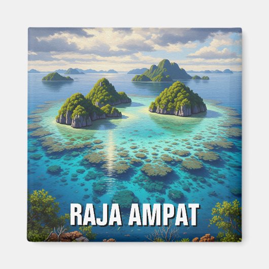 Raja Ampat Indonesia Magnet (Vorne)
