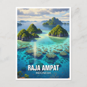 Raja Ampat Indonesia Postkarte