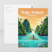 Raja Ampat Indonesien Postkarte (Vorne/Hinten)