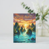 Raja Ampat-Inseln Indonesien Postkarte (Stehend Vorderseite)