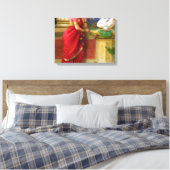 Raja Ravi Varma - Hamsa Damayanti Leinwanddruck (Insitu (Schlafzimmer))