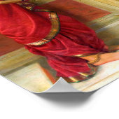 Raja Ravi Varma - Hamsa Damayanti Poster (Ecke)