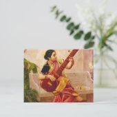 Raja Ravi Varma - Kadambari Postkarte (Stehend Vorderseite)