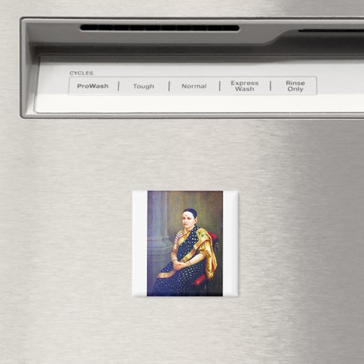 Raja Ravi Varma Porträt einer Frau Magnet (In Situ (Geschirrspüler))