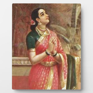 Raja Ravi Varmas Swam-Bote Fotoplatte