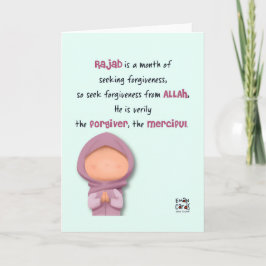 Rajab - Segensreicher Monat Karte