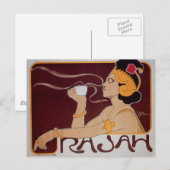Rajah Coffee Postkarte (Vorne/Hinten)