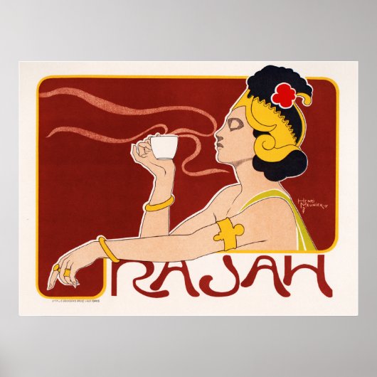 Rajah, Henri Meunier Poster (Vorne)