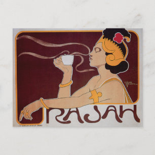 Rajah Kaffee Postkarte
