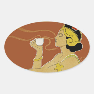 Rajah Ovaler Aufkleber