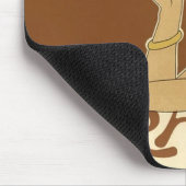 Rajah Vintag Coffee Ad Mousepad (Ecke)