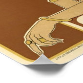 Rajah Vintag Coffee Ad Poster (Ecke)