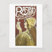 Rajah Vintag Coffee Ad Postkarte (Vorderseite)