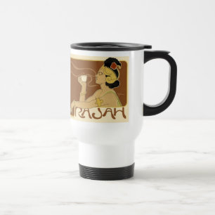 Rajah Vintag Coffee Advertising Reisebecher