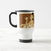 Rajah Vintag Coffee Advertising Reisebecher (Links)