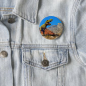 Rajasarus Dinosaurier Button (Beispiel)