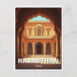 Rajasthan India Souvenir Postkarte