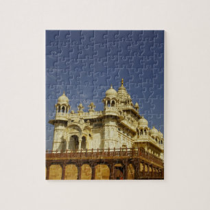 Rajasthan, Indien Eine stehende und zufällige Fra Puzzle