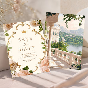 Rajasthan Royal Lake Palace Indische Hochzeit Save The Date