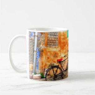 Rajasthan Street Scene: Indischer Stil Kaffeetasse