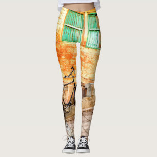 Rajasthan Street Scene: Indischer Stil Leggings