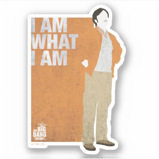 Rajesh | Ich bin, was ich bin Aufkleber (Vorderseite)