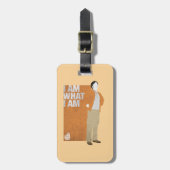 Rajesh | Ich bin, was ich bin Gepäckanhänger (Vorderseite vertikal)