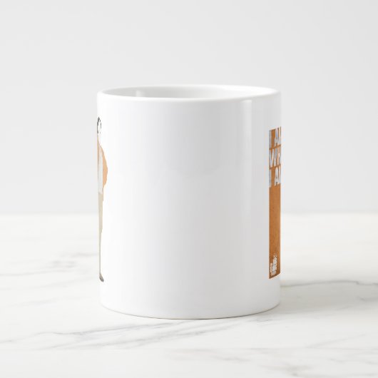 Rajesh | Ich bin, was ich bin Jumbo-Tasse (Vorderseite)