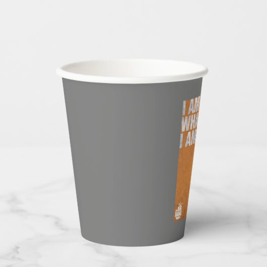 Rajesh | Ich bin, was ich bin Pappbecher (Vorderseite)