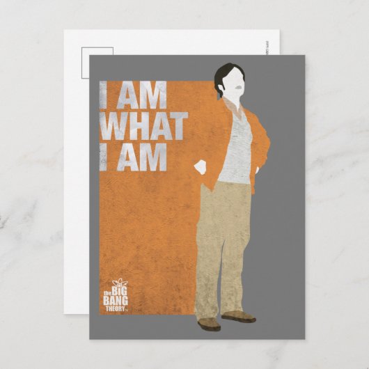 Rajesh | Ich bin, was ich bin Postkarte (Vorne/Hinten)