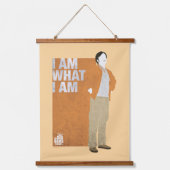 Rajesh | Ich bin, was ich bin Wandteppich Mit Holzrahmen (Vorderseite)