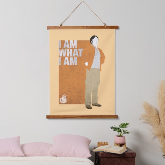 Rajesh | Ich bin, was ich bin Wandteppich Mit Holzrahmen (Schlafzimmer)