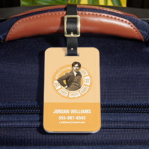 Rajesh Info Graphic Gepäckanhänger