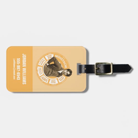 Rajesh Info Graphic Gepäckanhänger (Vorderseite horizontal)