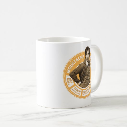 Rajesh Info Graphic Kaffeetasse (VorderseiteRechts)