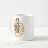 Rajesh Info Graphic Kaffeetasse (Vorderseite Links)