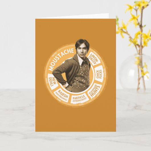 Rajesh Info Graphic Karte (Gelbe Blume)