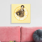 Rajesh Info Graphic Leinwanddruck (Insitu (Wohnzimmer))