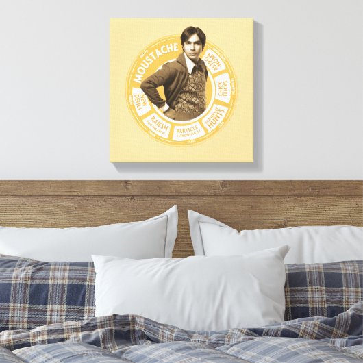 Rajesh Info Graphic Leinwanddruck (Insitu (Schlafzimmer))