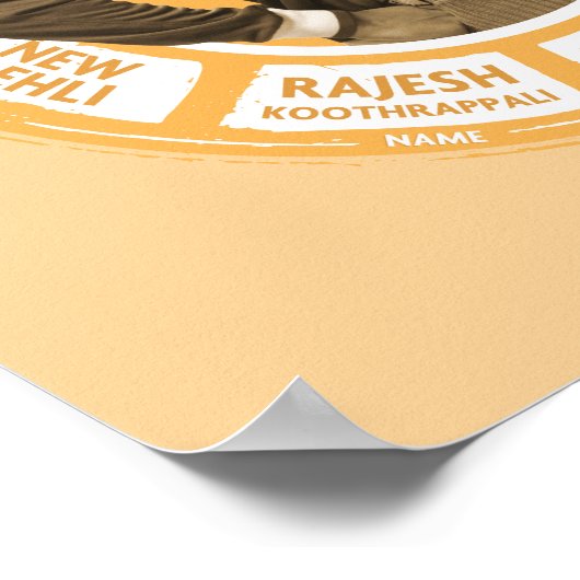 Rajesh Info Graphic Poster (Ecke)