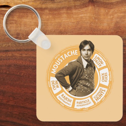 Rajesh Info Graphic Schlüsselanhänger (Vorderseite)