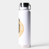 Rajesh Info Graphic Trinkflasche (Rückseite)