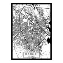 Rajkot Gujarat Stadtplan