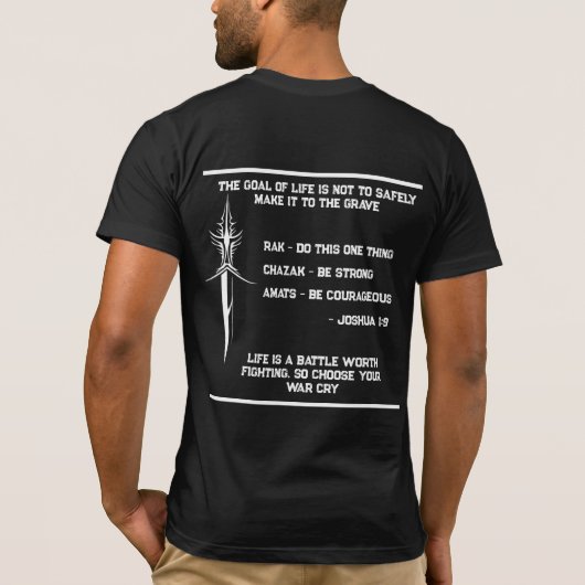 Rak Chazak Amats - Definition-T-Shirt T-Shirt (Rückseite)