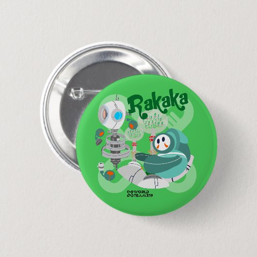 Rakaka-Knopf  Button (Vorne & Hinten)