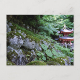 Rakan vom Otagi-Nenbutsu-Tempel in Kyoto Postcard Postkarte